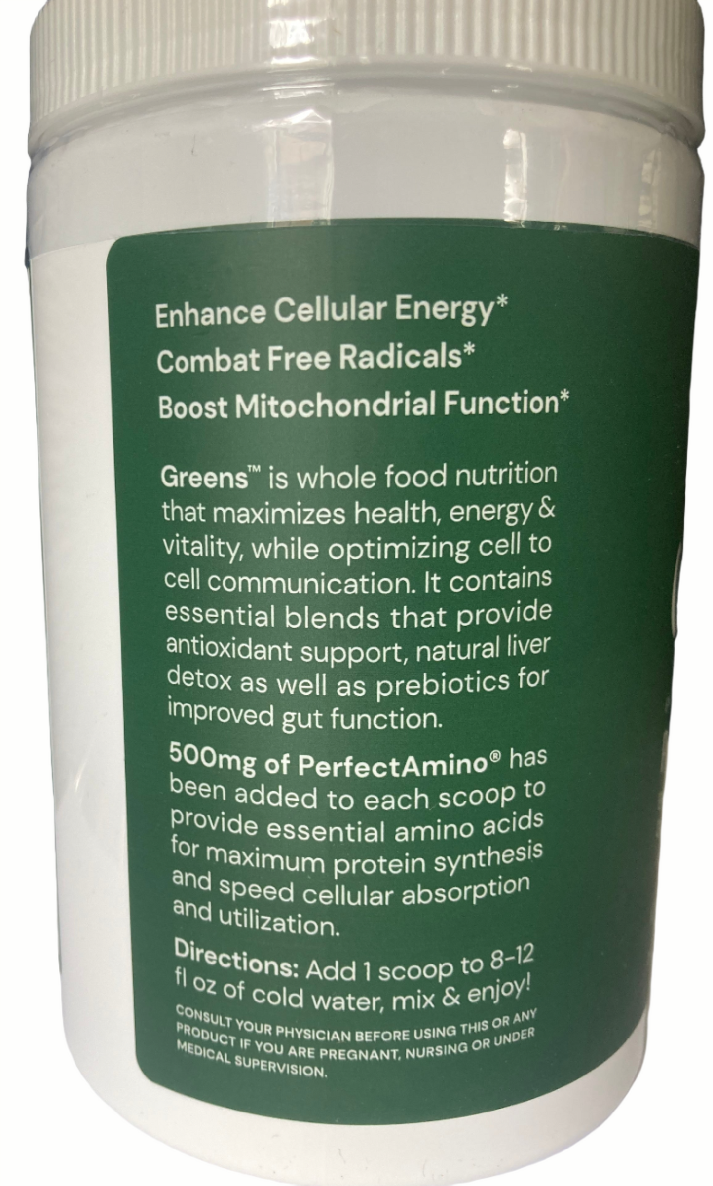 BODYHEALTH Greens enhanced with PerfectAmino - 30 servings