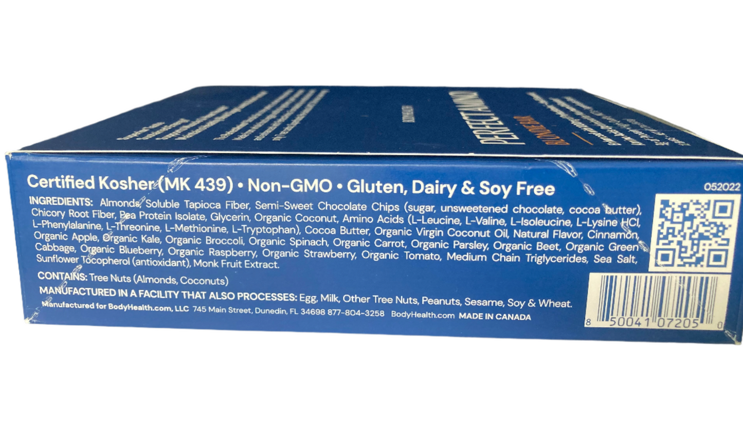 BODYHEALTH PerfectAmino Vegan Protein Snack Bar - Box of 12