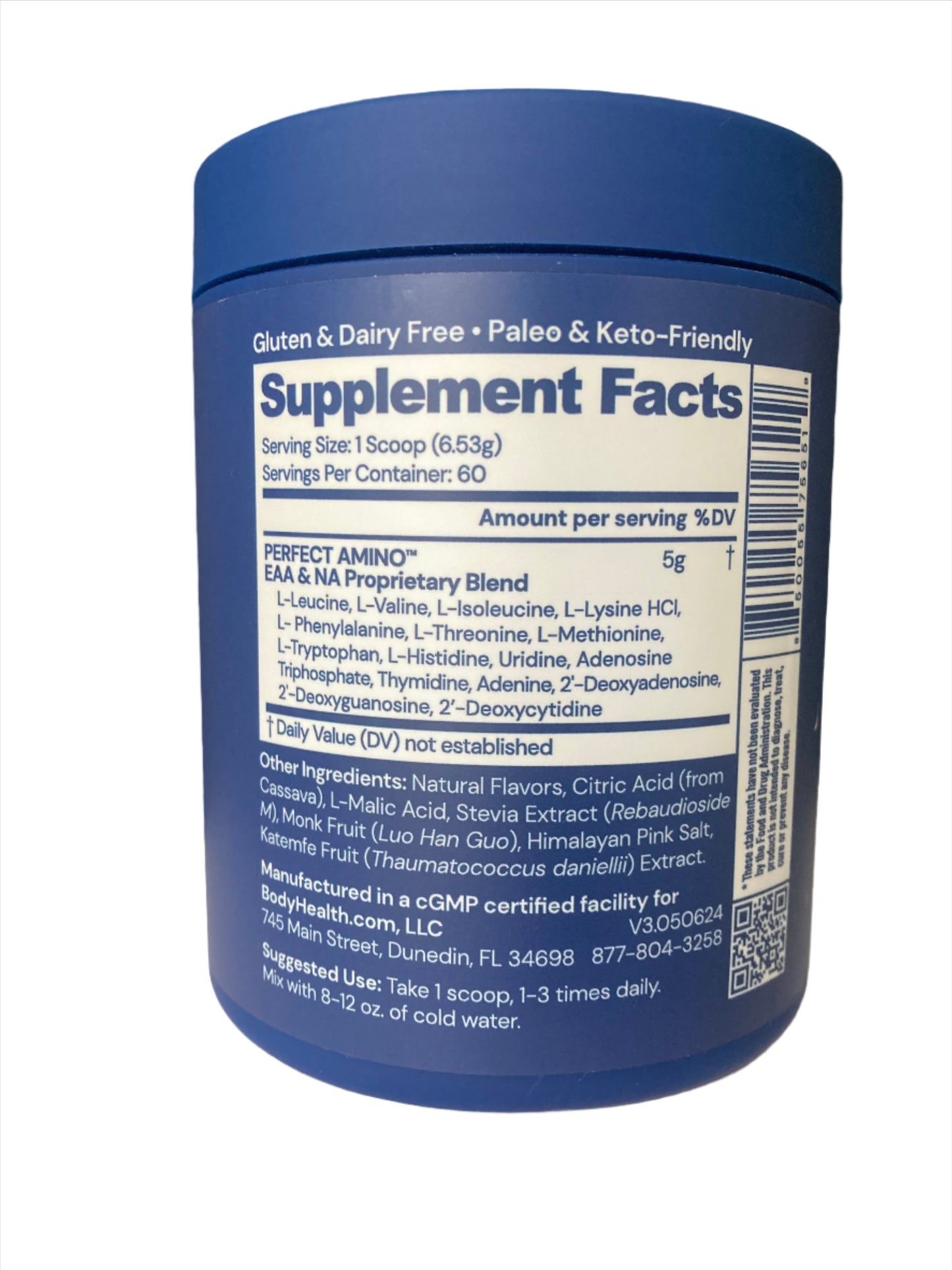 BODYHEALTH Perfect Amino Powder - 60 servings